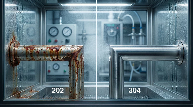 Corrosion Resistance: 202 vs 304