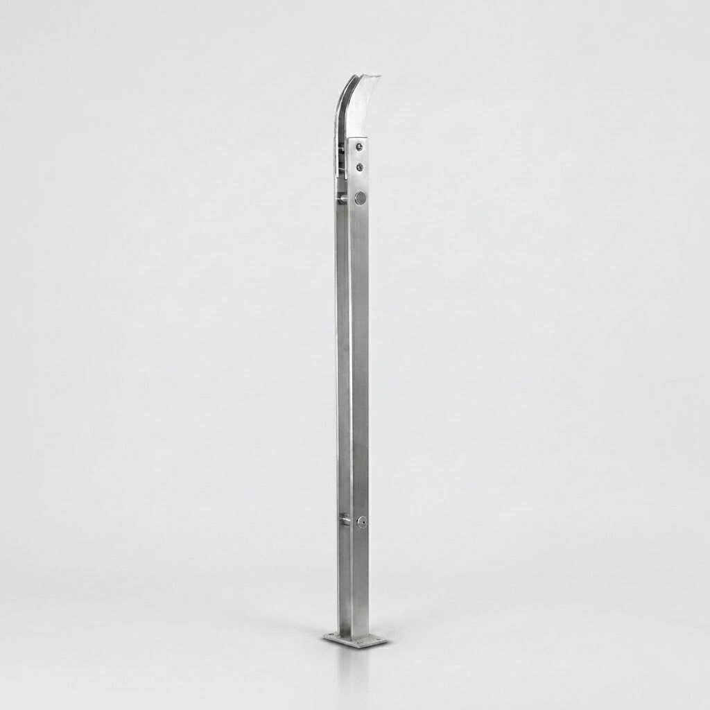 Glass Railing Post , 1050/304mm, MOD 0015, 316/304