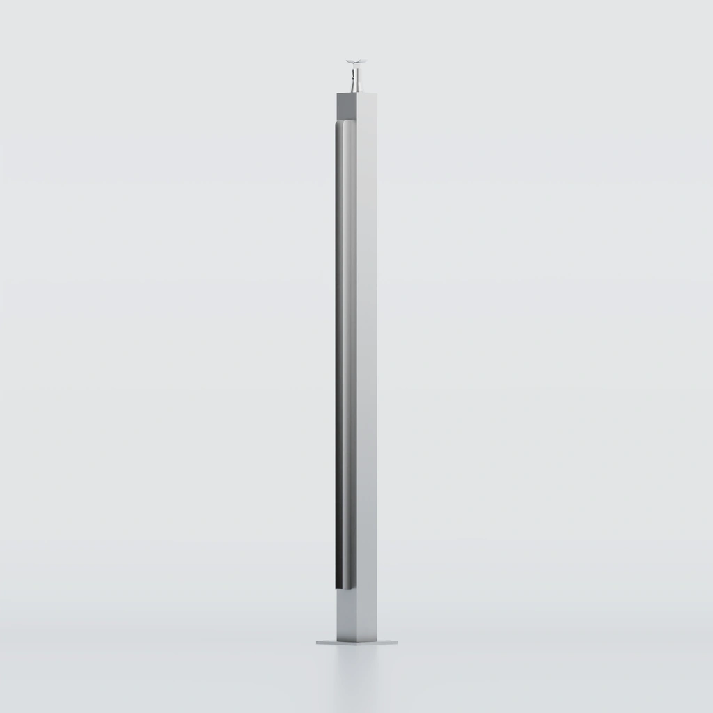 Glass Railing Post , 1050/304mm, MOD 0015, 316/304