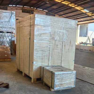 Railing posts prepared for delivery